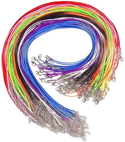 Amazon.com: Outus 60 Pieces 2.0 mm Satin Silk Necklace Cord 20